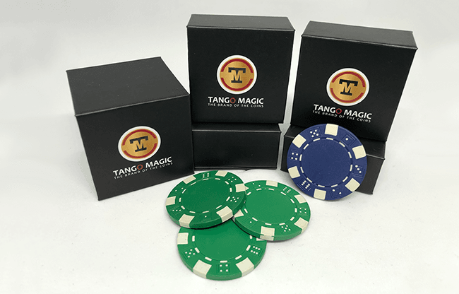 Ambitious Chip (PK004) (Gimmick and Online Instructions) by Tango Magic - Trick