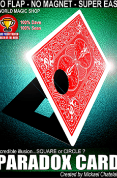 Paradox Card (Red) by Mickael Chatelain - Trick