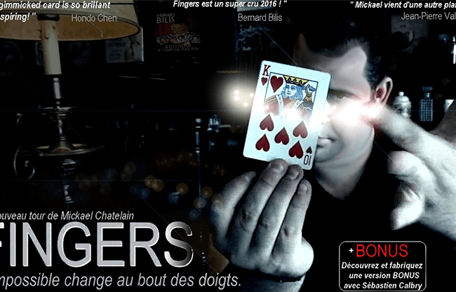 Fingers (Blue) by Mickael Chatelin - Trick