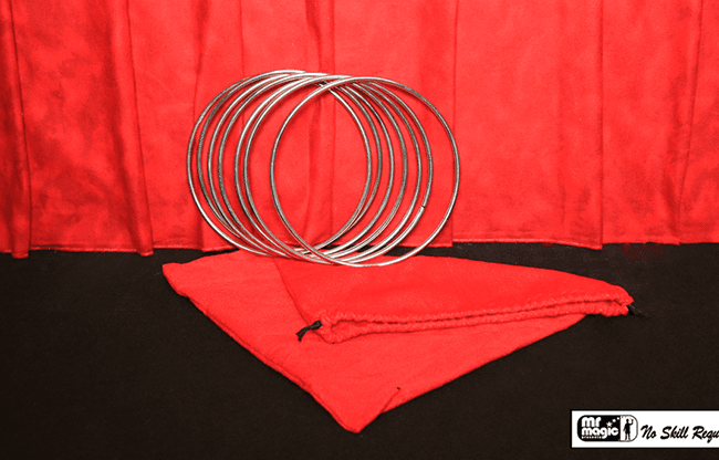 8" Linking Rings SS (7 Rings) by Mr. Magic - Trick