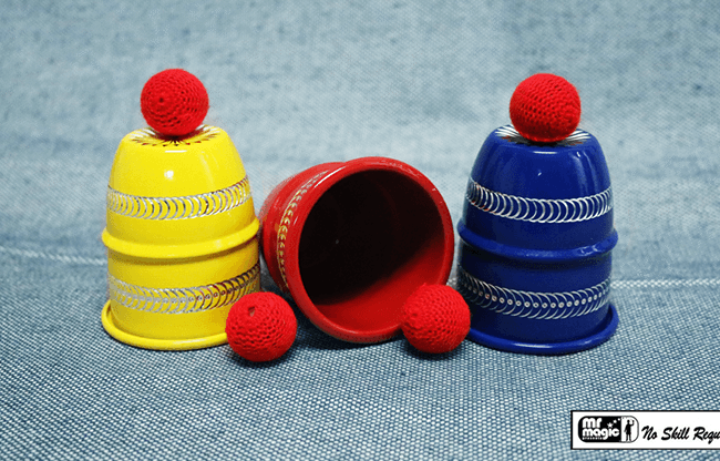 Cups and Balls 3 Color (Diamond Cut) by Mr Magic - Trick