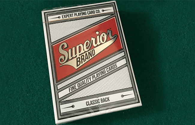 Superior Invisible (Red) Playing Cards by Expert Playing Card Co