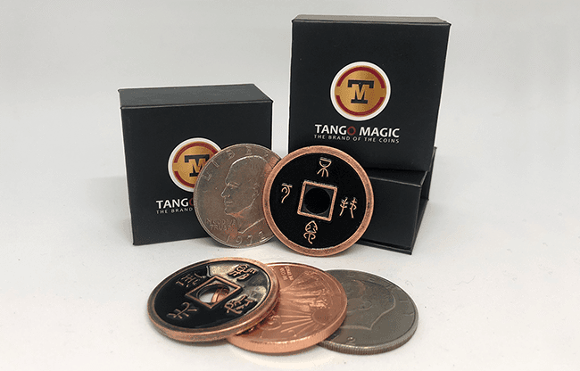 Dollar Size Silver Copper Chinese Transposition (CH023) by Tango Magic