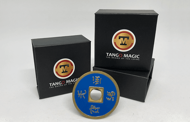 Dollar Size Chinese Coin (Blue) by Tango (CH030)