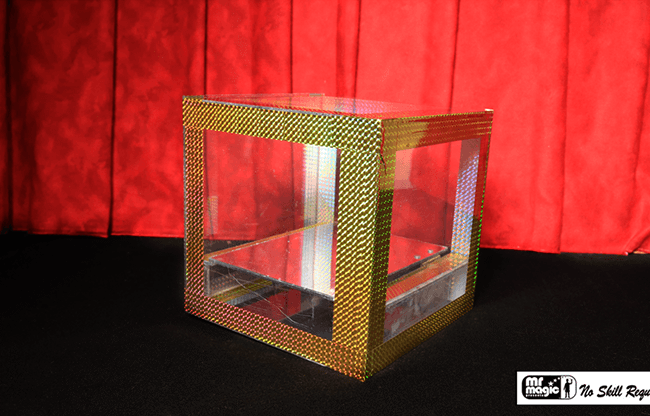 Crystal Flash Appearance Box (8" x 8" x 8") by Mr. Magic - Trick