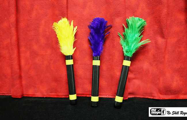 Ultra Visual Color Changing Feather (Small) by Mr. Magic - Trick