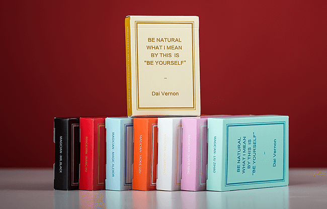 Magic Notebook Deck - Limited Edition (Champagne) by The Bocopo Playing Card Company