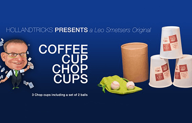 Coffee Cup Chop Cup (3 cups and 2 balls) by Leo Smetsers - Trick