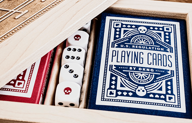 DKNG (Blue Wheel) Playing Cards by Art of Play