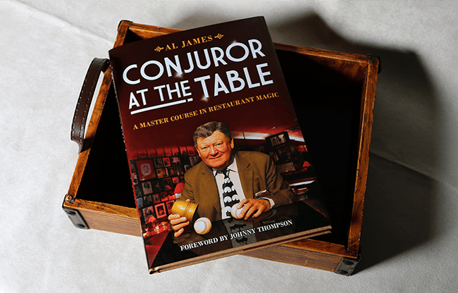 Conjuror at the Table by Al James - Book