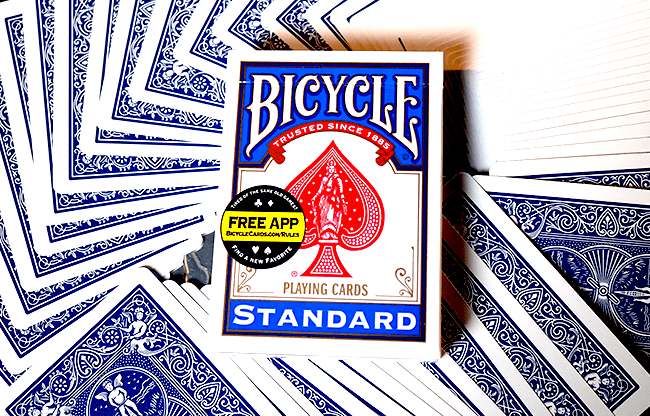 Bicycle Standard Blue Poker Cards (New Box)