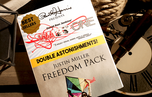 Paul Harris Presents Warp One/Freedom Pack Double Astonishments by Justin Miller & David Jenkins - Trick
