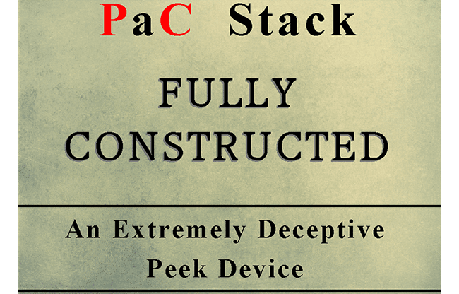 PaC Stack: Fully Constructed (Gimmicks and Online Instructions) by Paul Carnazzo - Trick