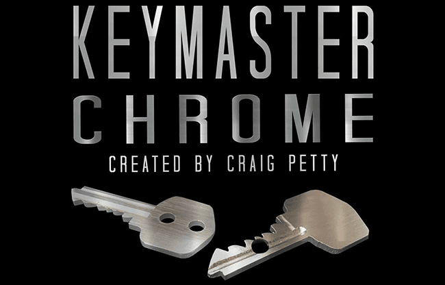 Keymaster Chrome (Gimmicks and Online Instructions) by Craig Petty - Trick