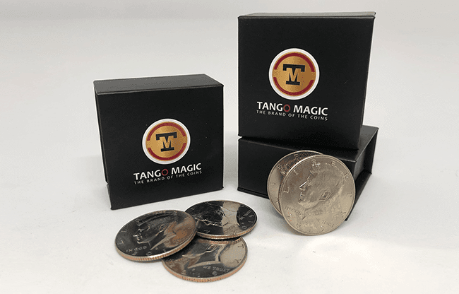 Perfect Shell Coin Set Half Dollar (Shell and 4 Coins D0201) by Tango Magic - Trick