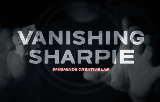 Vanishing Sharpie (DVD and Gimmicks) by SansMinds Creative Lab - DVD