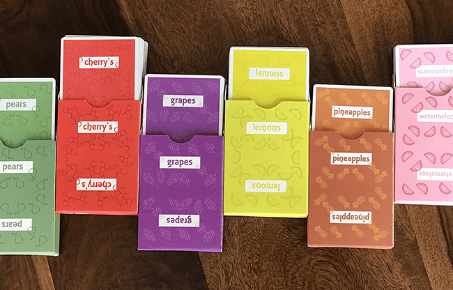 Limited Edition Flavors Playing Cards - Pears