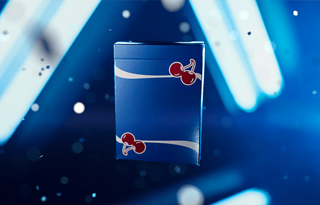 Cherry Casino Playing Cards (Tahoe Blue) by Pure Imagination Projects