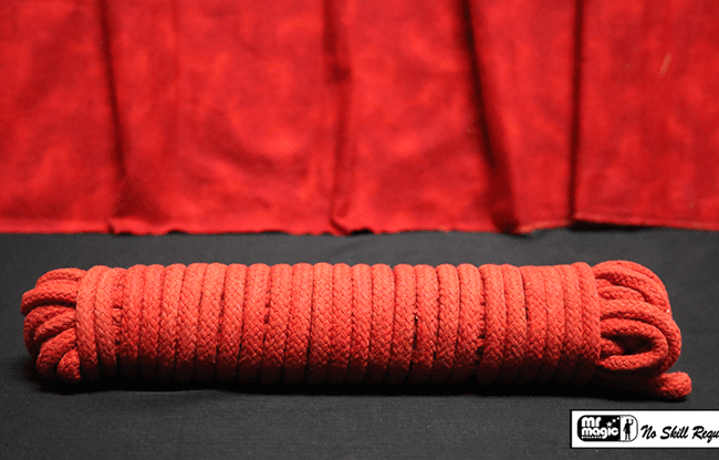 Cotton Rope (Red) 50 ft by Mr. Magic - Trick