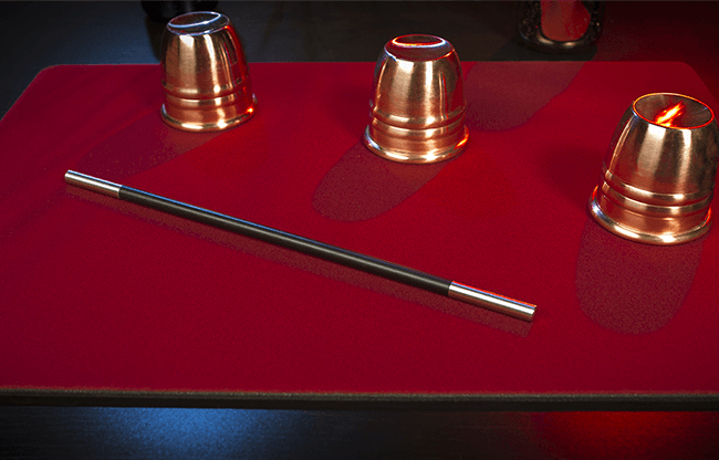 Standard Close-Up Pad 16X23 (Red) by Murphy's Magic Supplies - Trick