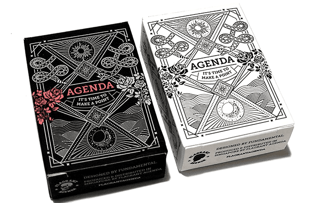 Mini Agenda Playing Cards (Black)