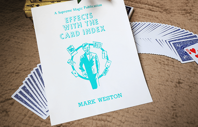 Effects with the Card Index by Mark Weston - Book