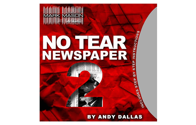 No Tear Newspaper 2 (Gimmick and Online Instructions) by Andy Dallas - Trick