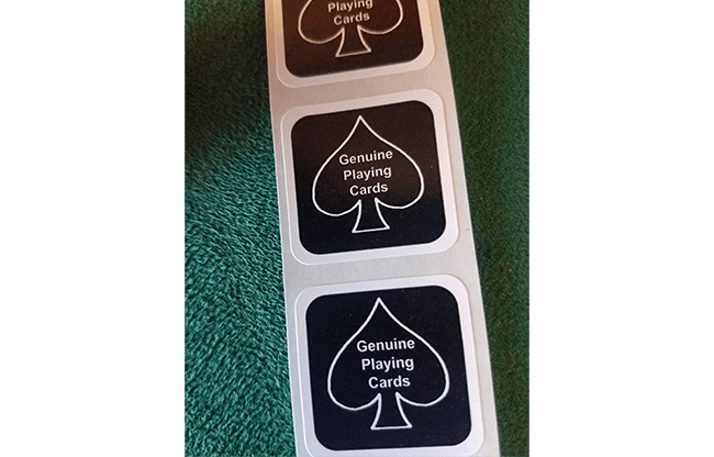 BLACK New Deck Stickers (100 SEALS)