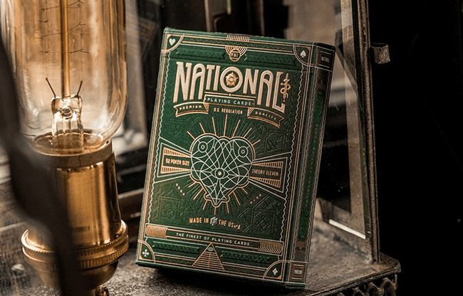 Green National Playing Cards by theory11