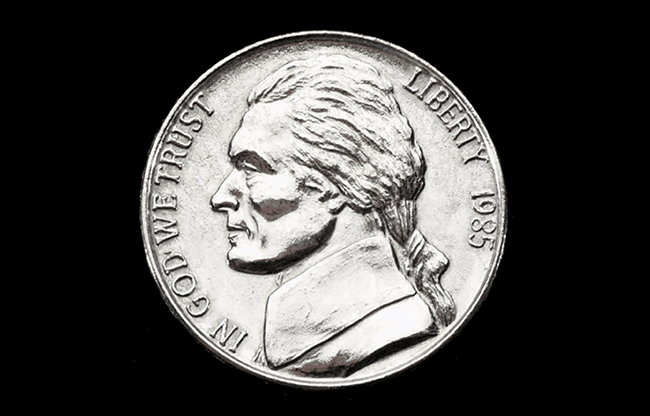 JUMBO 3 inch Nickel - Trick