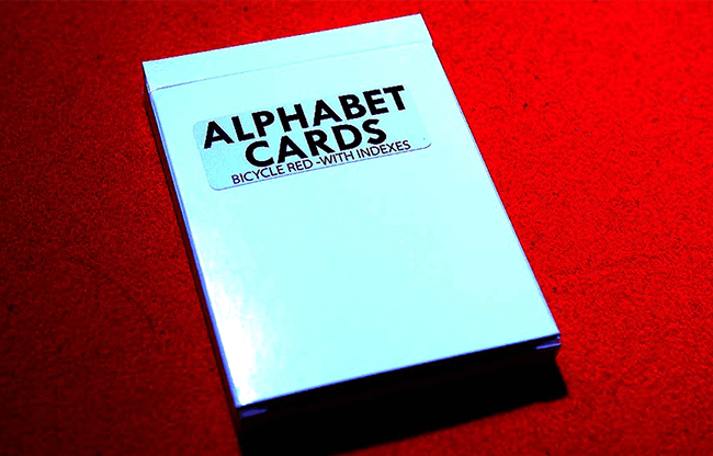 Alphabet Playing Cards Bicycle With Indexes by PrintByMagic - Trick