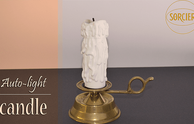 Auto-light Candle with Remote Control by Sorcier Magic - Trick