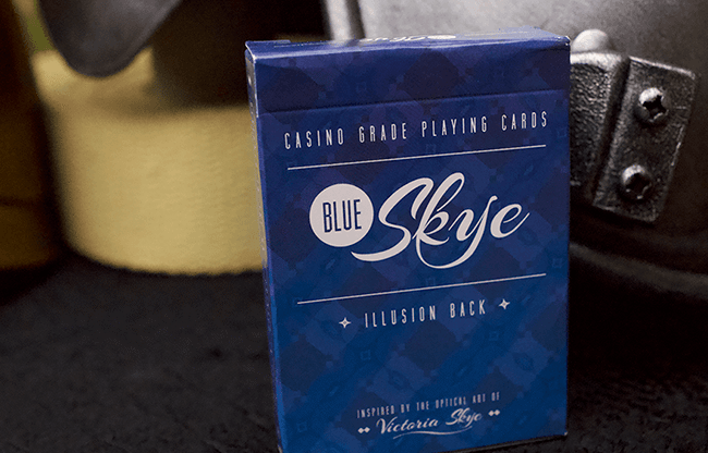 Blue Skye Playing Cards by UK Magic Studios and Victoria Skye