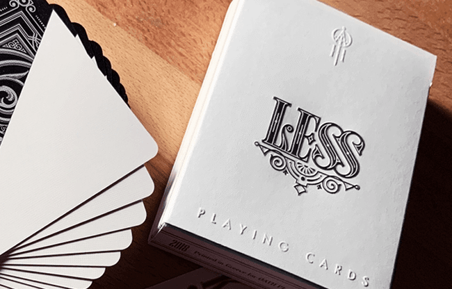 Less Playing Cards (Silver) by Lotrek
