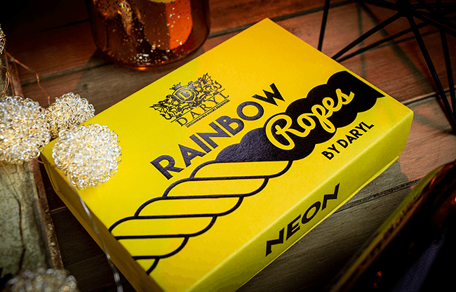 Rainbow Ropes Remix NEON (Gimmicks and Online Instruction) by DARYL - Trick