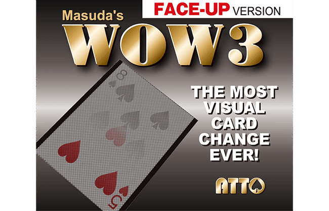 WOW 3 Face-Up (Gimmick and Online Instructions) by Katsuya Masuda - Trick