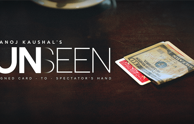UNSEEN Red (Gimmick and Online Instructions) by Manoj Kaushal - Trick