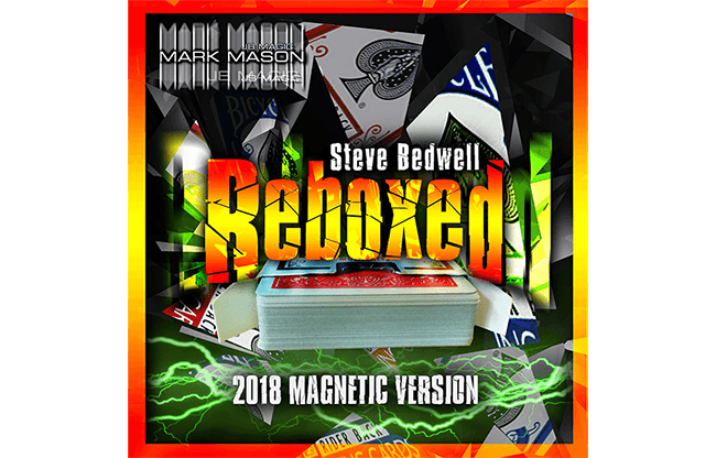 Reboxed 2018 Magnetic Version Red (Gimmicks and Online Instructions) by Steve Bedwell and Mark Mason - Trick