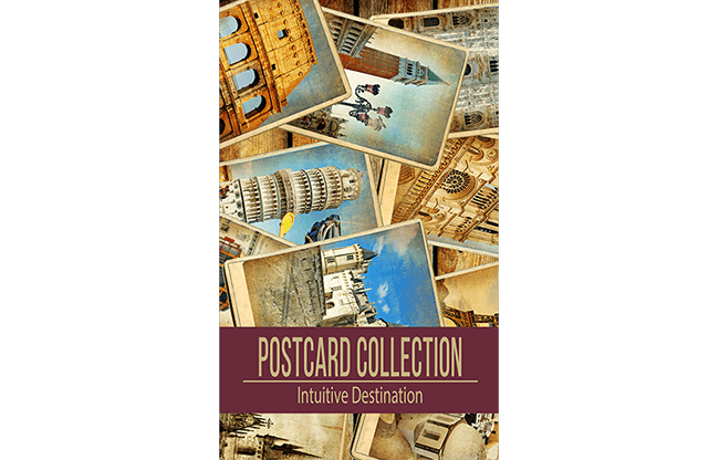 Vortex Magic Presents Intuitive Destination by Philip Ryan - (Invisible Deck Postcards) - Trick