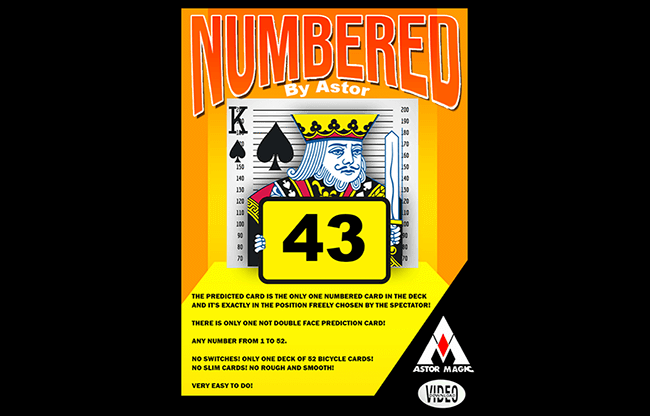 NUMBERED by Astor - Trick