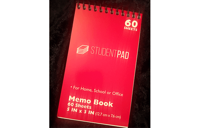SvenPad® KoD Memo Pad (Red, Single) - Trick