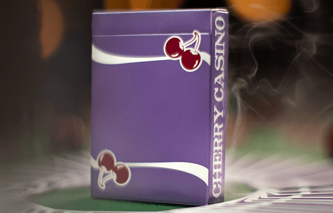 Cherry Casino (Desert Inn Purple) Playing Cards by Pure Imagination Projects