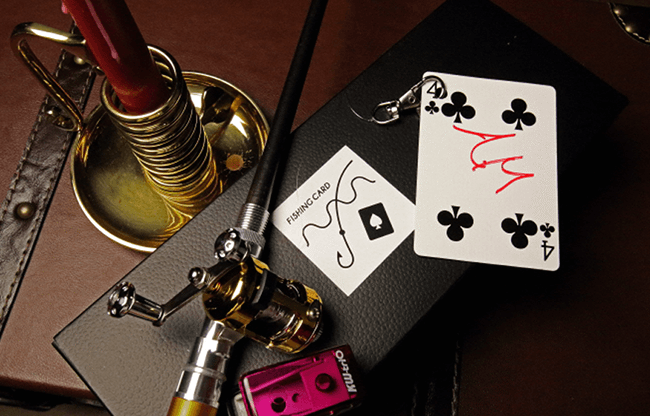 FISHING CARD (Gimmicks and Online Instructions) by Aboutmagic - Trick