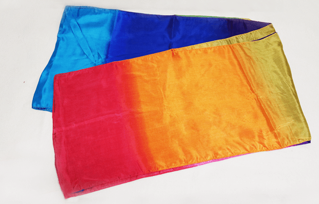 Multicolored Silk Streamer 12 inch by 15 ft from Magic by Gosh