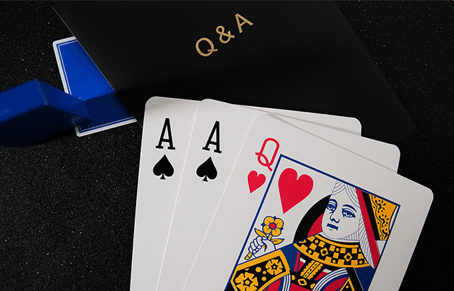Q & A Jumbo Three Card Monte by TCC - Trick