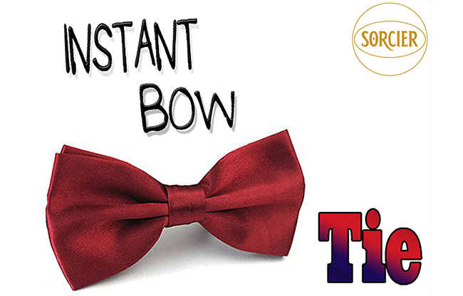 Instant Bow Tie (Red) by Sorcier Magic - Trick