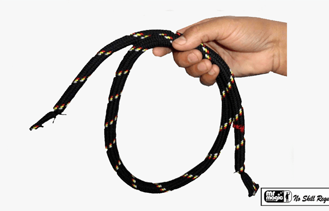 Stiff Rope (Black/Sport) by Mr. Magic - Trick