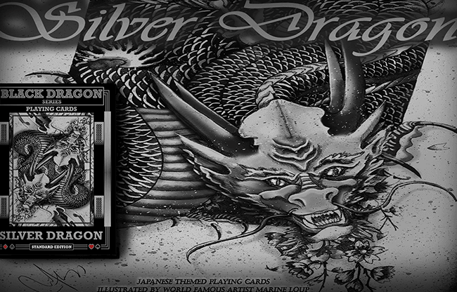 Silver Dragon (Standard Edition) Playing Cards by Craig Maidment