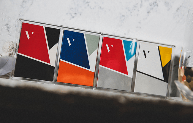 Crystal Playing Card Display 4 Deck Case by TCC