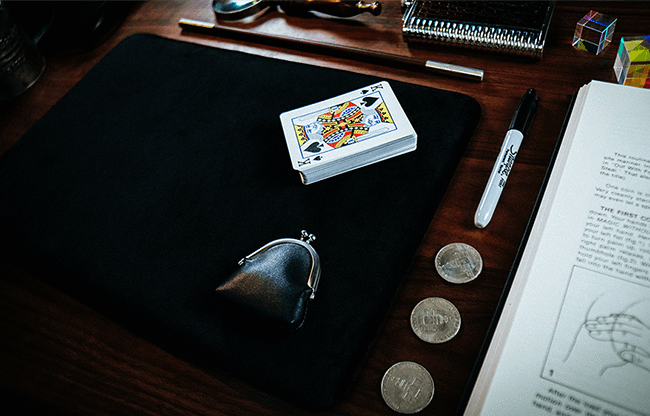 Suede Leather Medium Pad (Black) by TCC - Trick